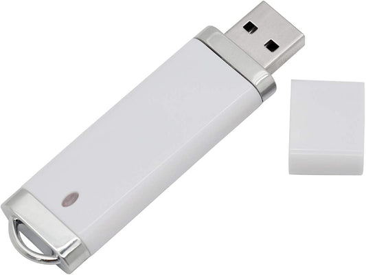 32GB USB 2.0 flash drive, 10 flash drives with light