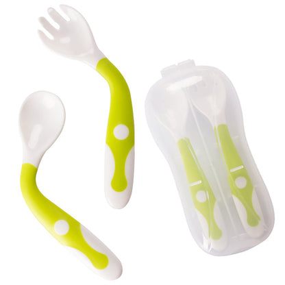 Baby Utensils Spoons, Color: 1 Set Green