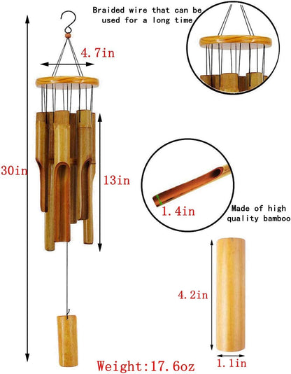 Bamboo wind Chimes, 30"