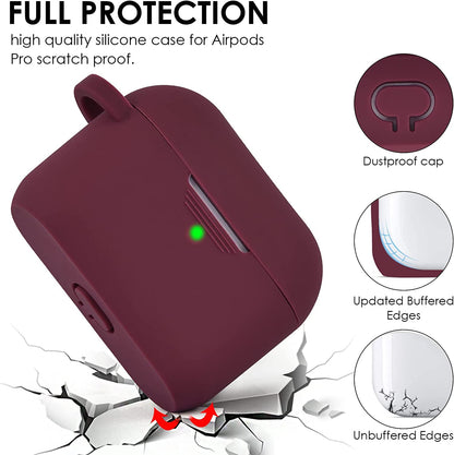 Airpods Pro Case, (Burgundy)