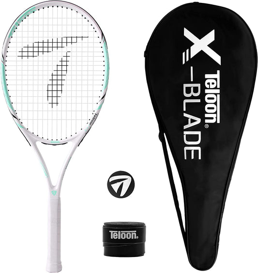 27 Inch Tennis Racket, V10-White and Green