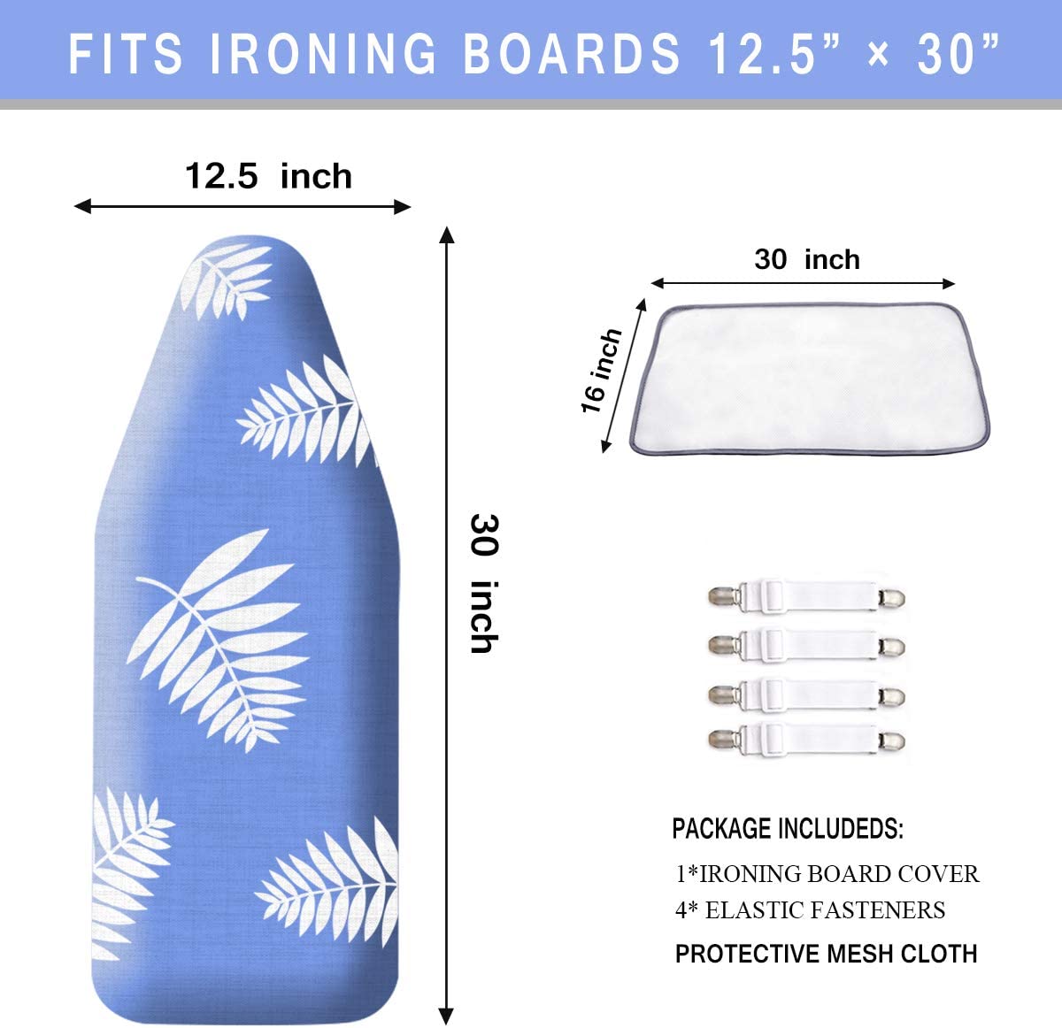 Mini Ironing Board Cover 12.5 x 30 Inch