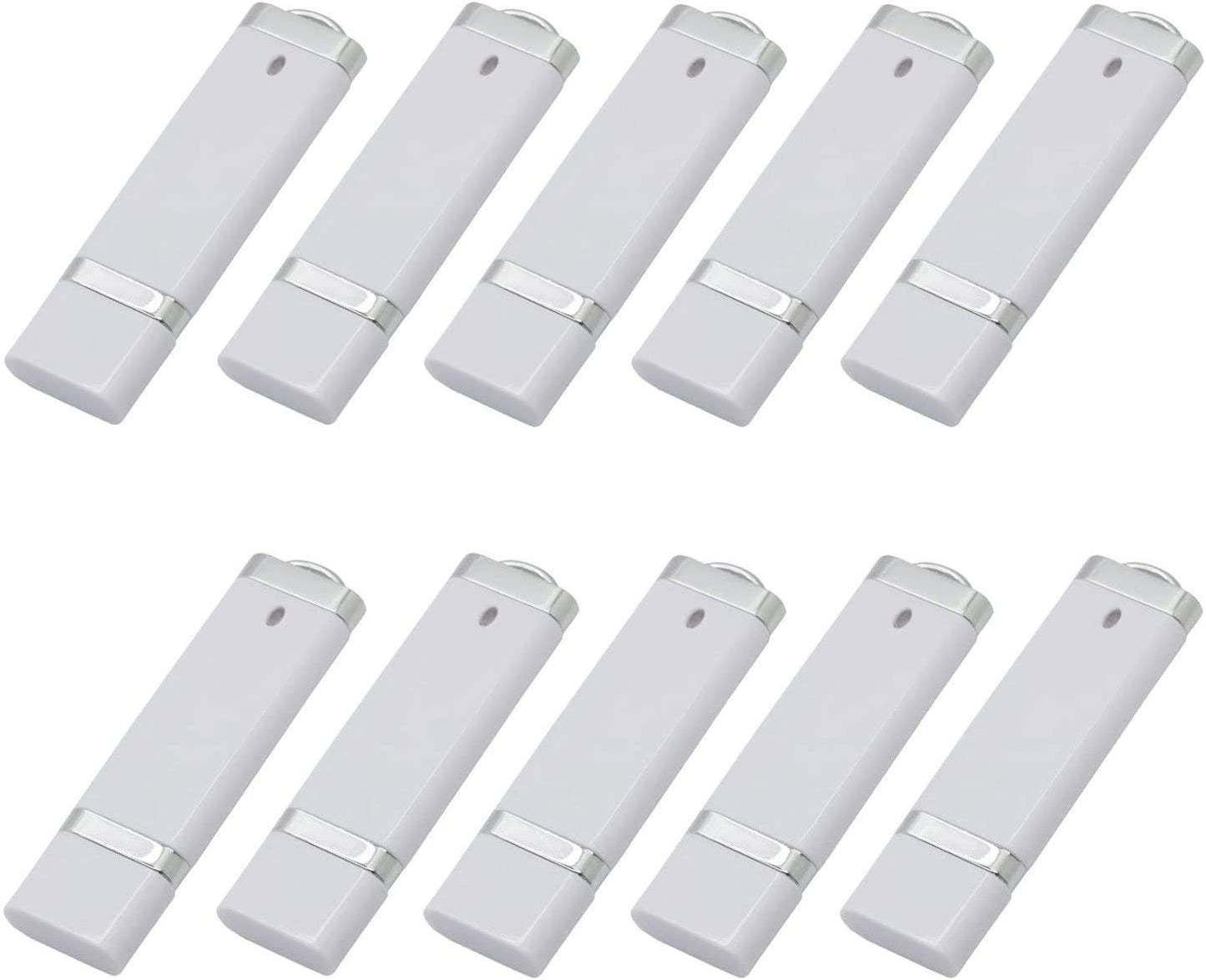 32GB USB 2.0 flash drive, 10 flash drives with light