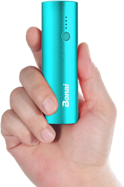 5000 mAh Aluminum Portable Charger, (Mint)