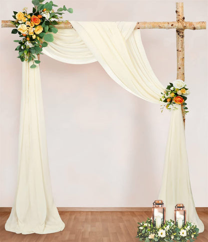 3 Panel Wedding (Ivory)