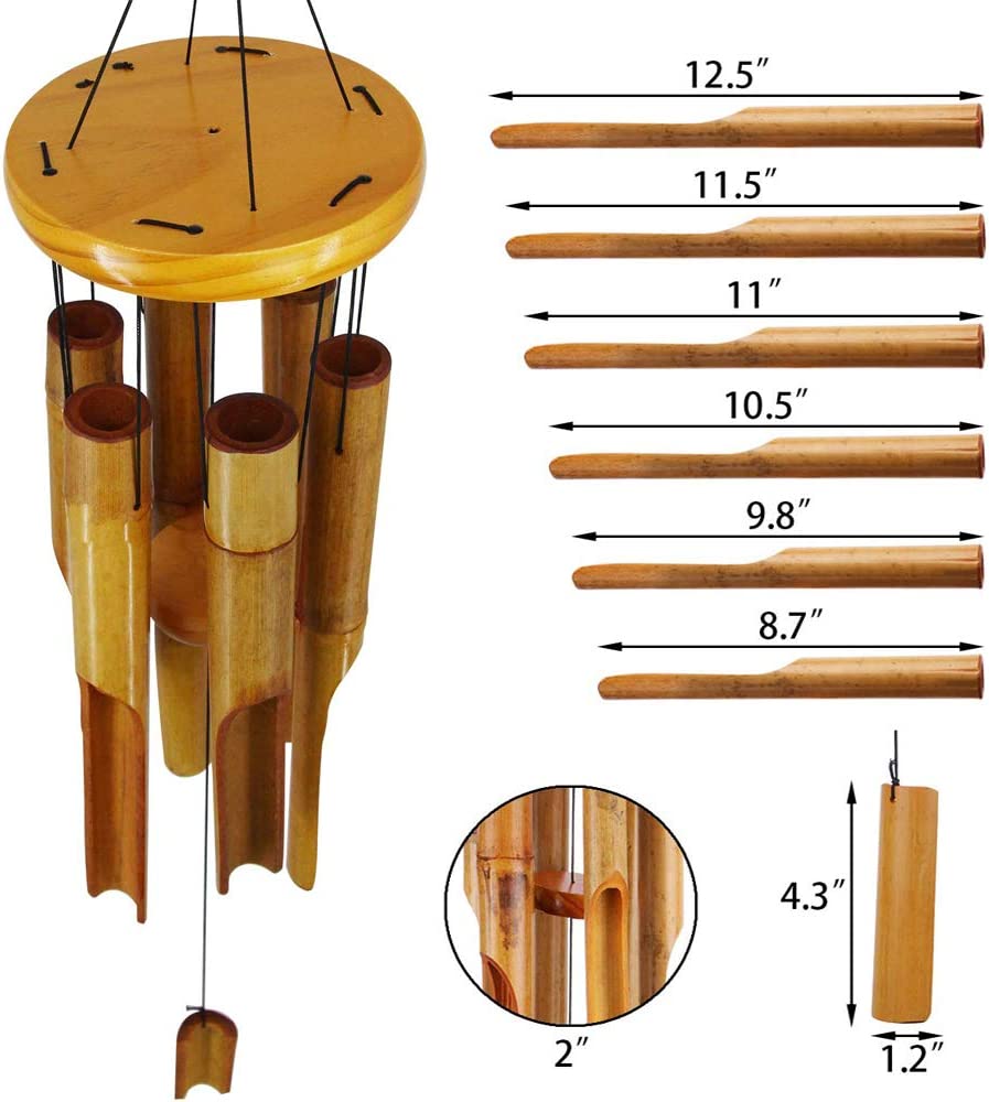 Bamboo wind Chimes, 30"