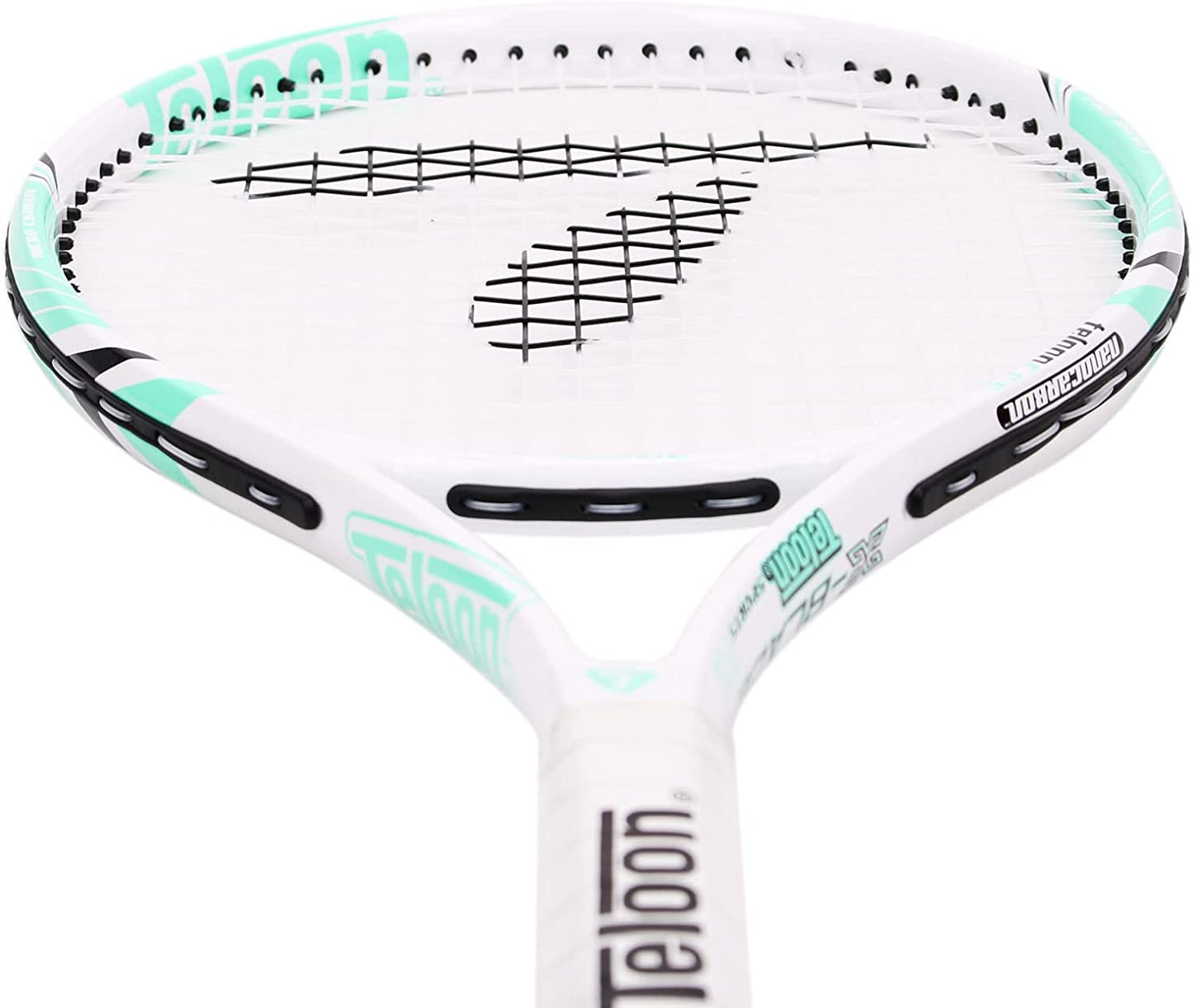 27 Inch Tennis Racket, V10-White and Green