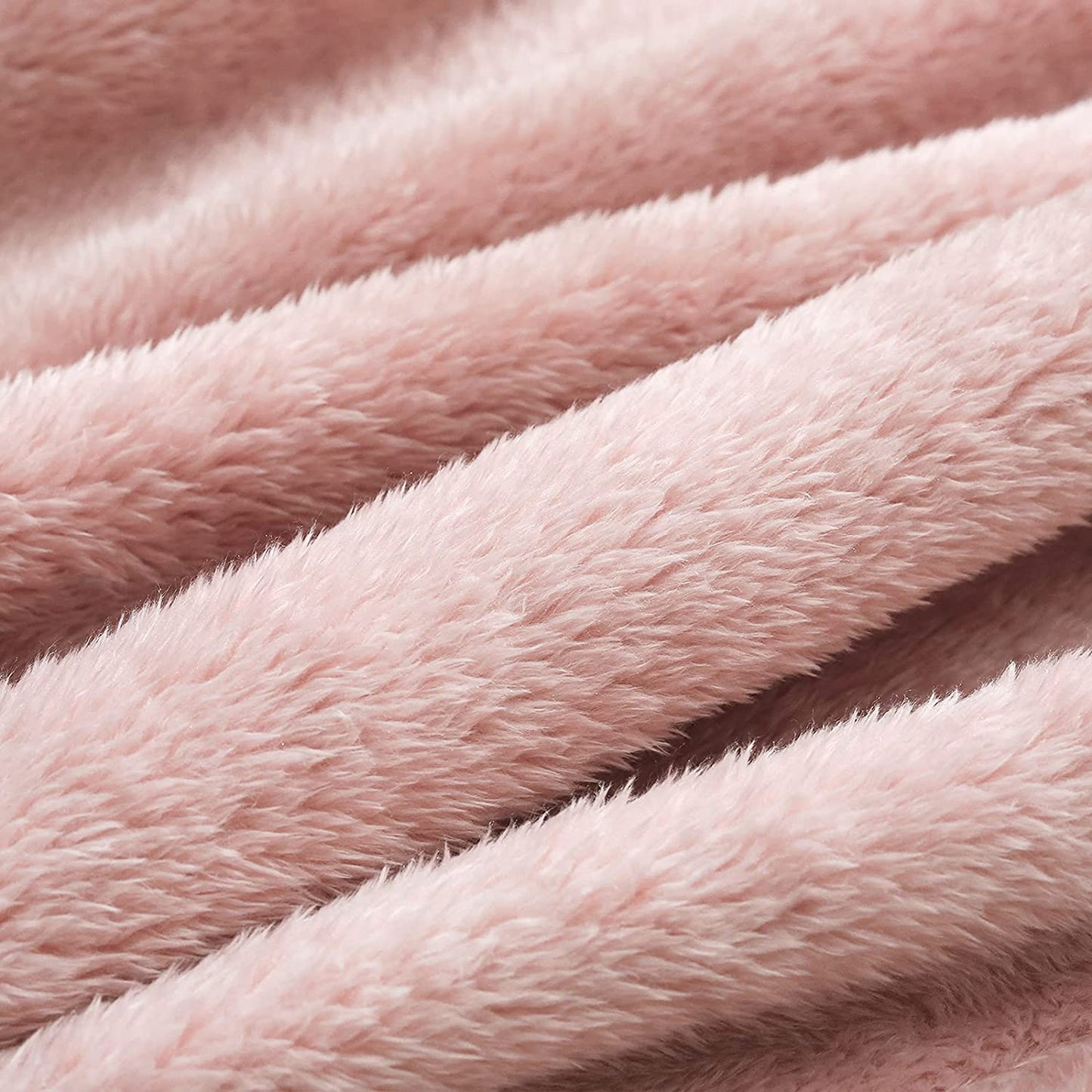 Soft and Fluffy Baby Fleece Blanket, (30" x 40"),  Dusty Pink