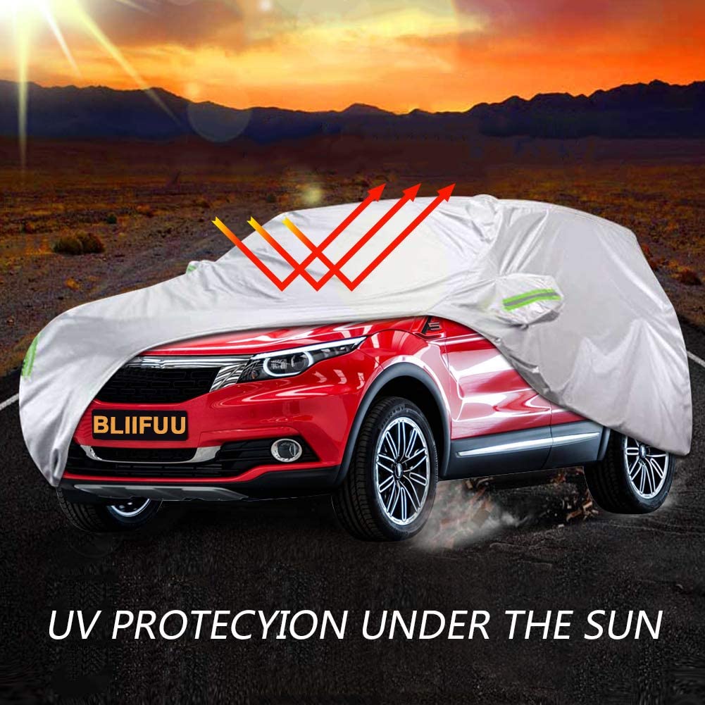 Car Cover, (190"L x 75"W x 72"H), Silver