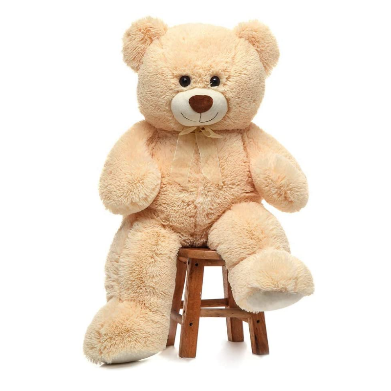 Giant Teddy Bear, 35.4", Beige