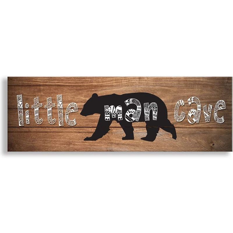 Toddler Boys Room Canvas Wall Art Decor (5.5 X 16.5 inch